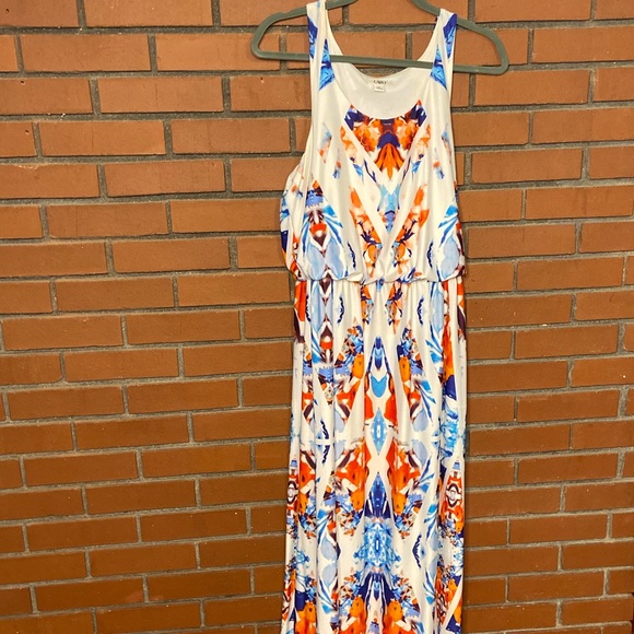 Sleeveless colorful Maxi dress - Picture 2 of 5